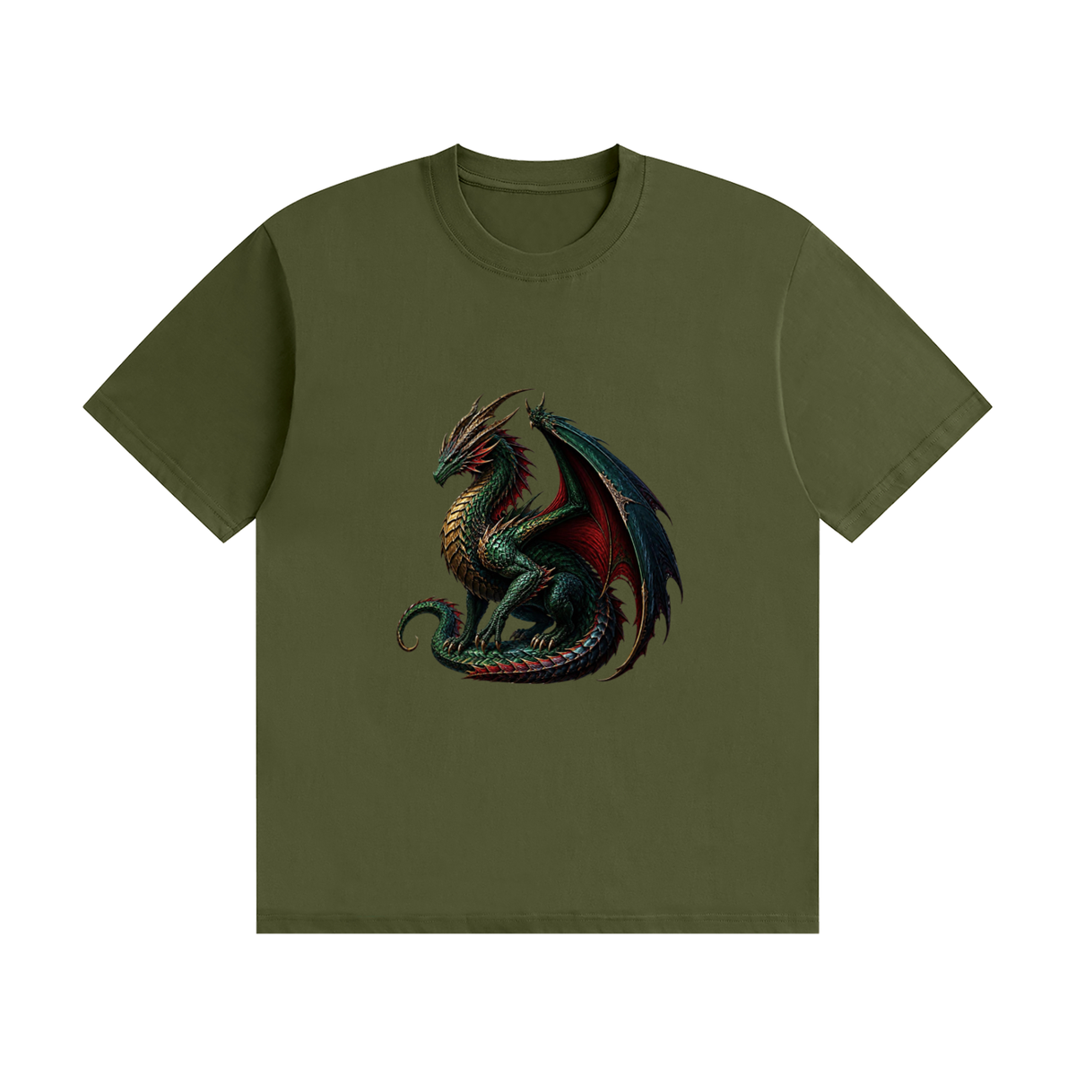 Dragon Unisex Seamless Cotton T-Shirt