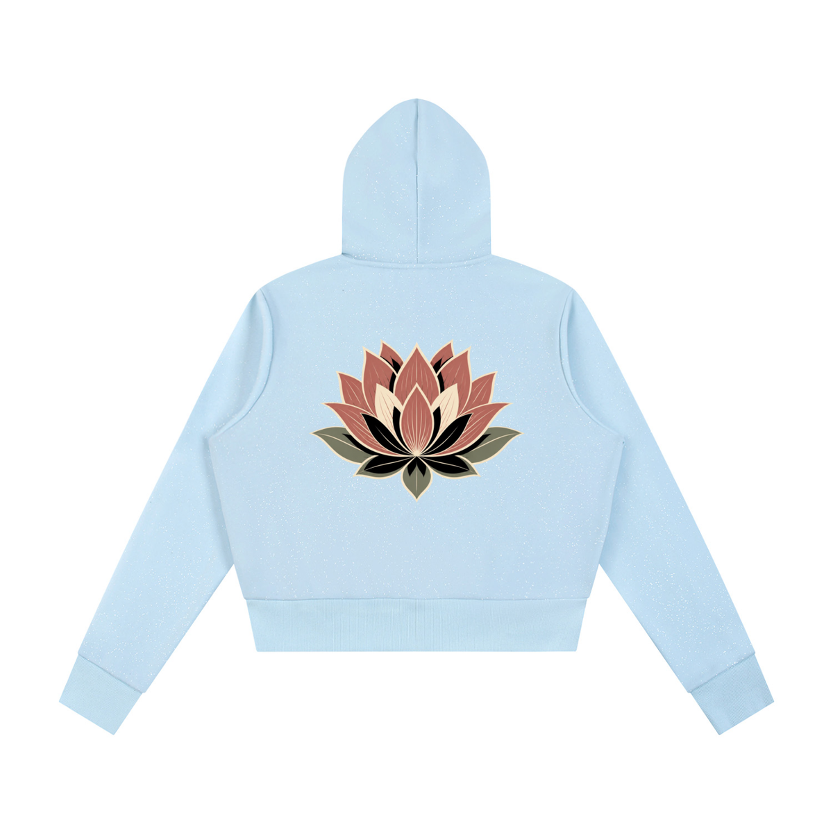 Lotus Women's Sparkles Fleece Full Zip Hoodie
