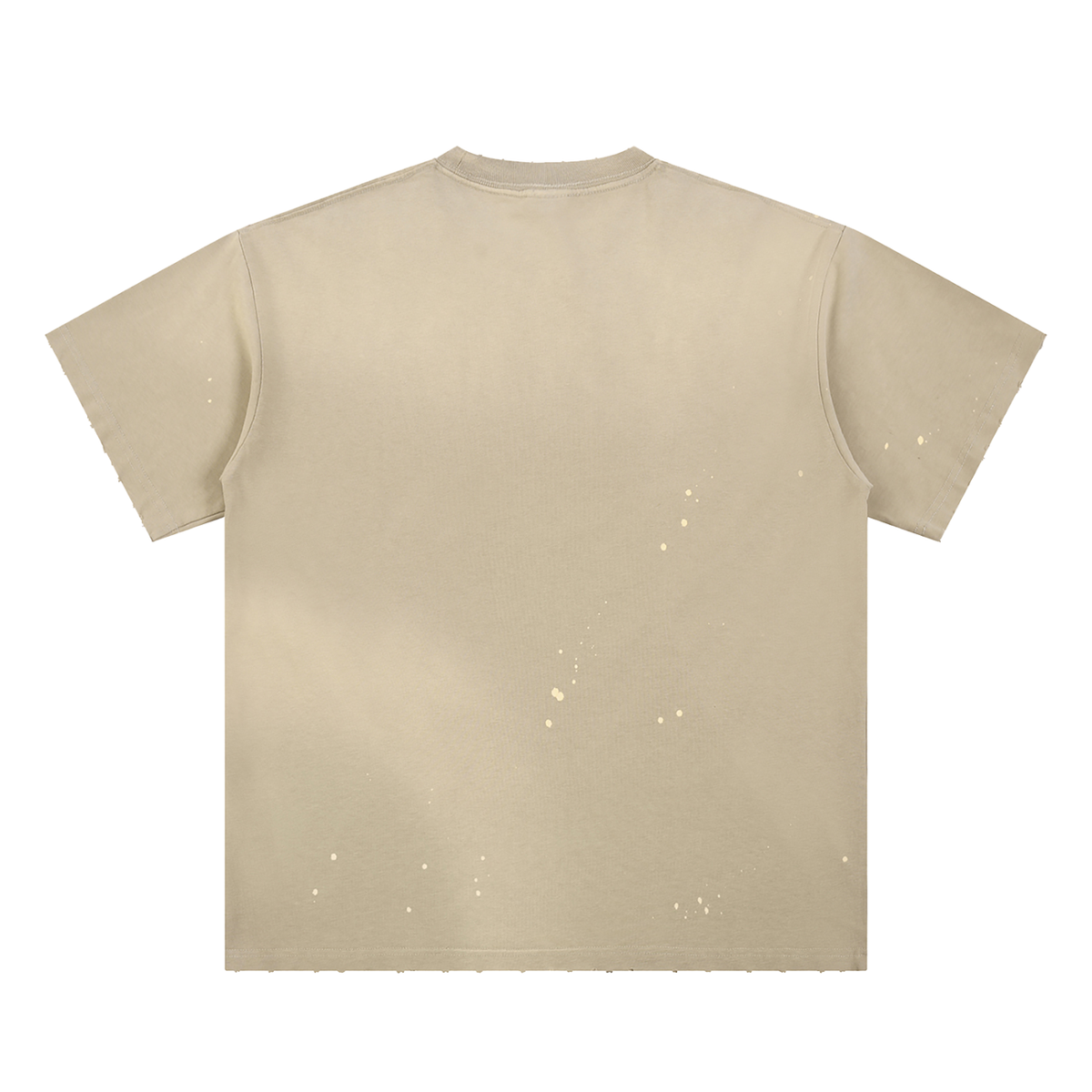 Astral Project Hand-Frayed Sunfade Paint Splatter T-Shirt