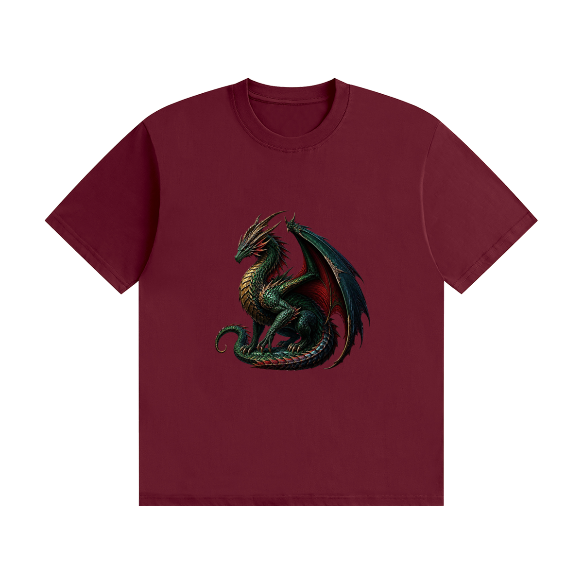 Dragon Unisex Seamless Cotton T-Shirt