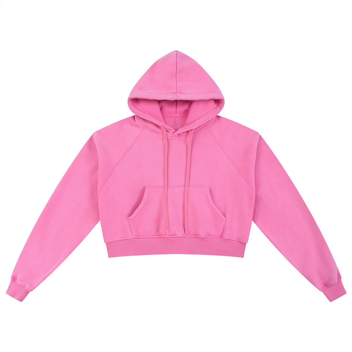 Meditate to Elevate Snow Washed Cropped Hoodie