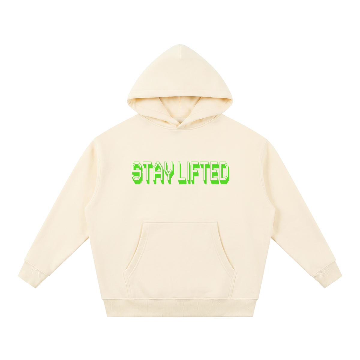 Essential Oversized Boxy Fit Fleece Hoodie