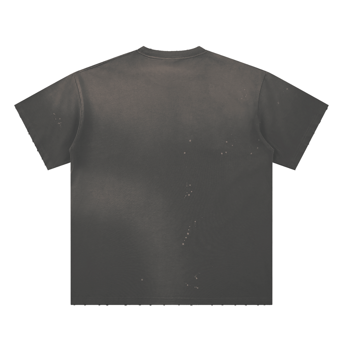 Astral Project Hand-Frayed Sunfade Paint Splatter T-Shirt