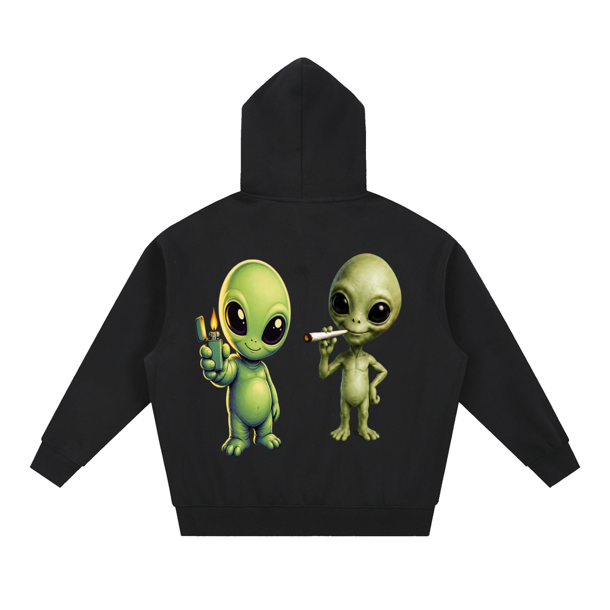 Essential Oversized Boxy Fit Fleece Hoodie