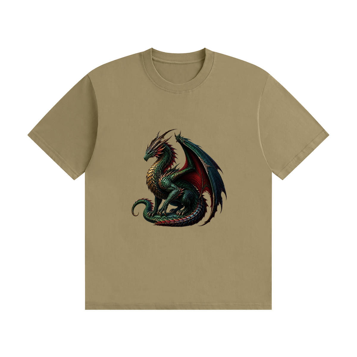 Dragon Unisex Seamless Cotton T-Shirt