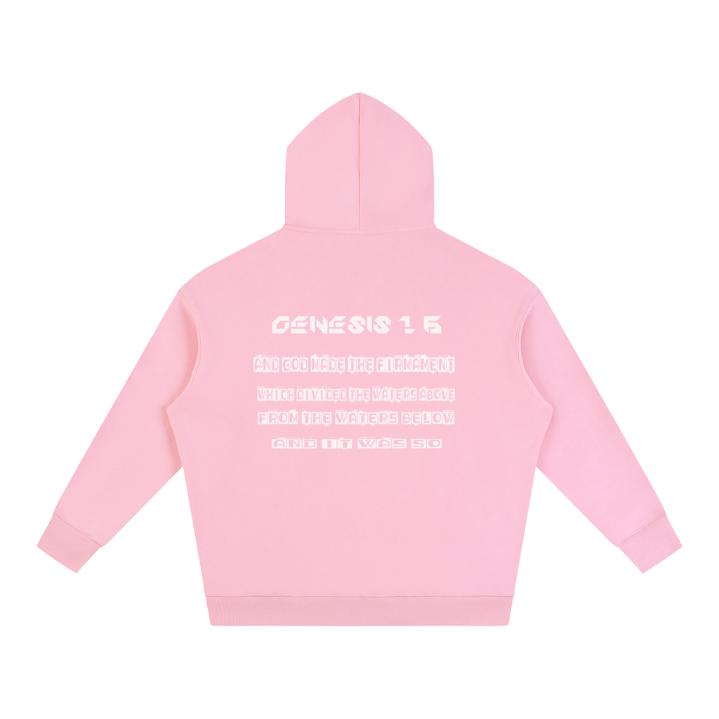 Flat Earth Oversize Fleeced Hoodie