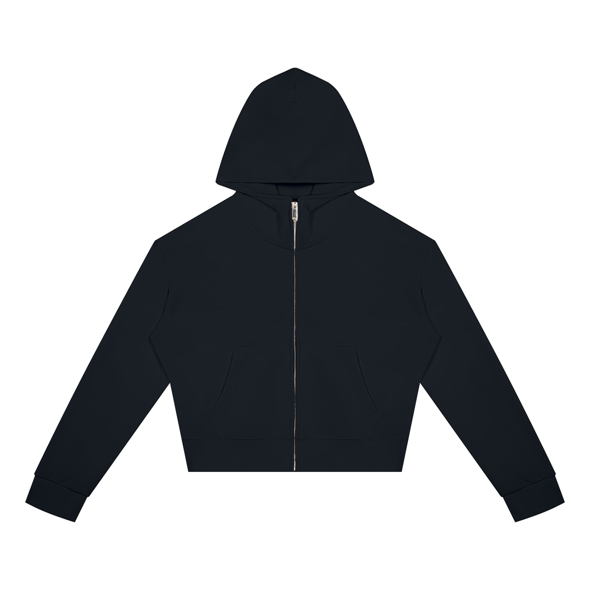 Light Fairy Women's Crop Full Zip Hoodie
