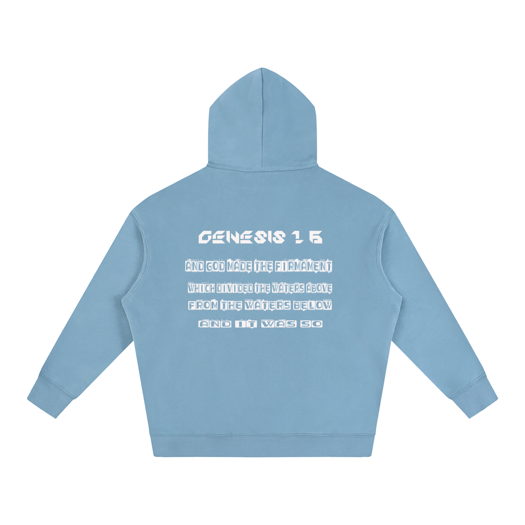 Flat Earth Oversize Fleeced Hoodie