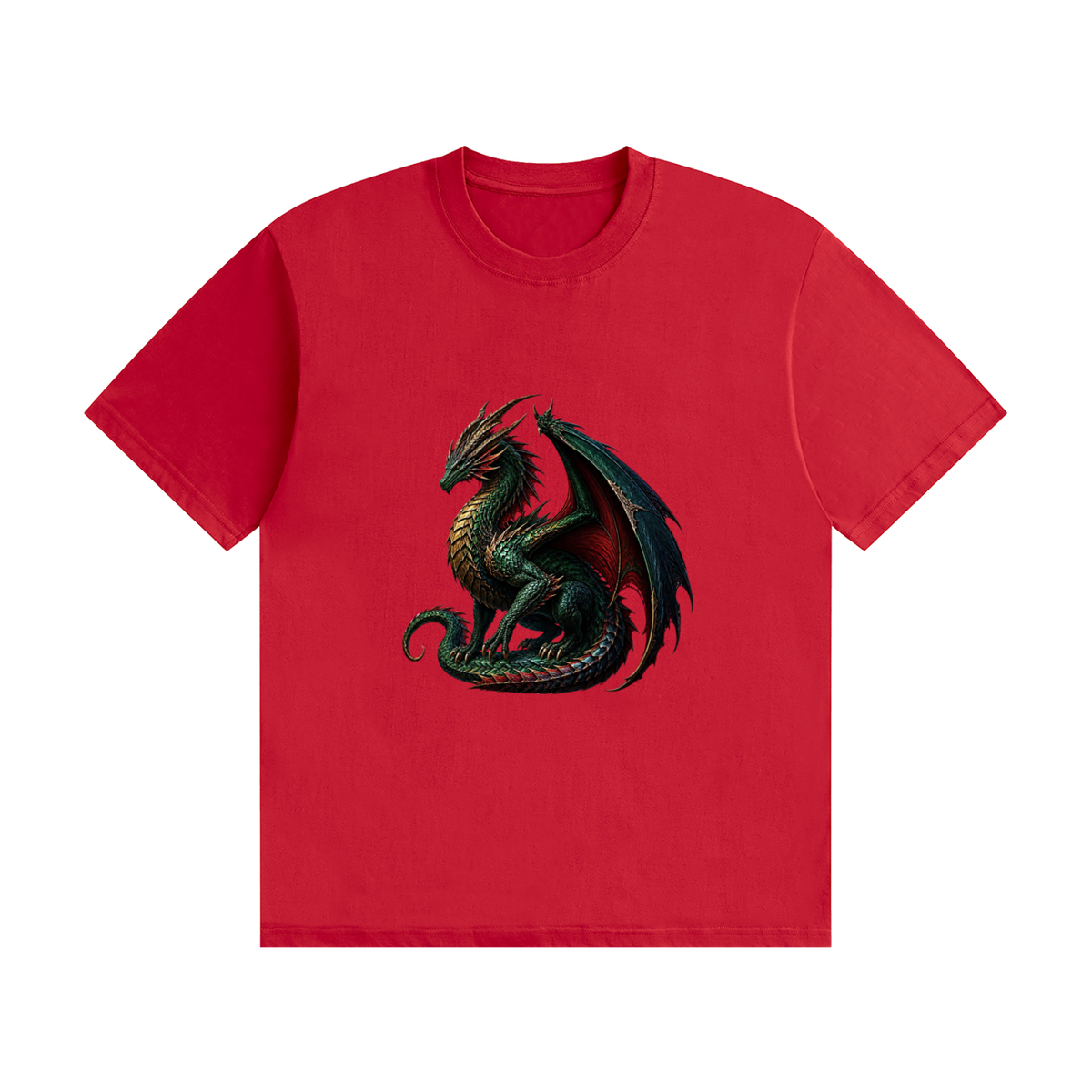 Dragon Unisex Seamless Cotton T-Shirt
