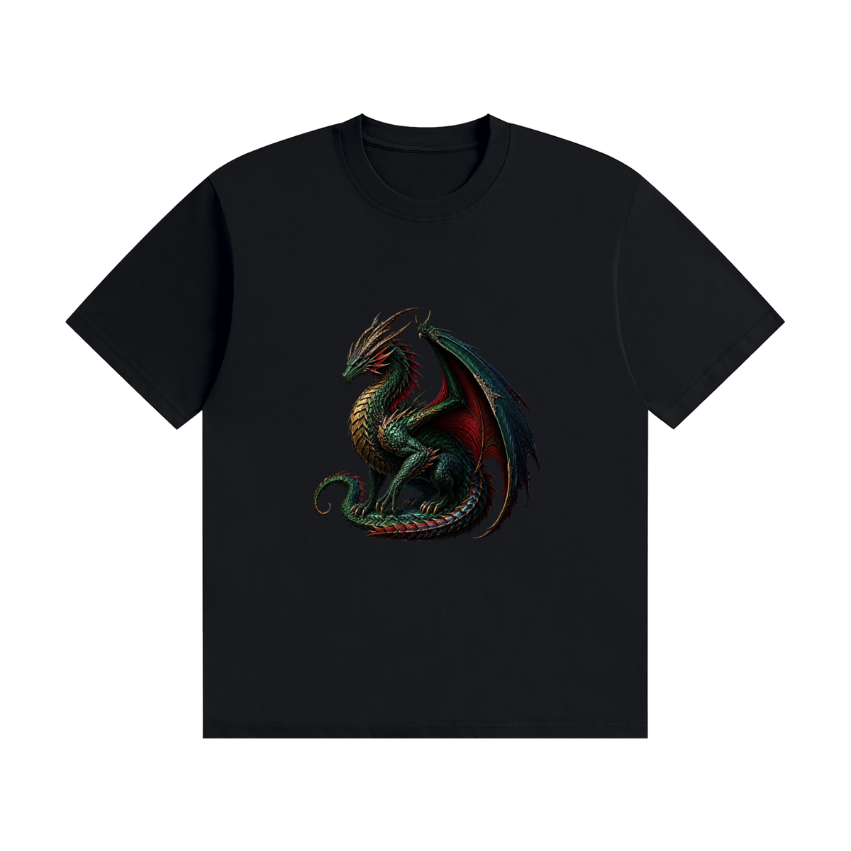 Dragon Unisex Seamless Cotton T-Shirt