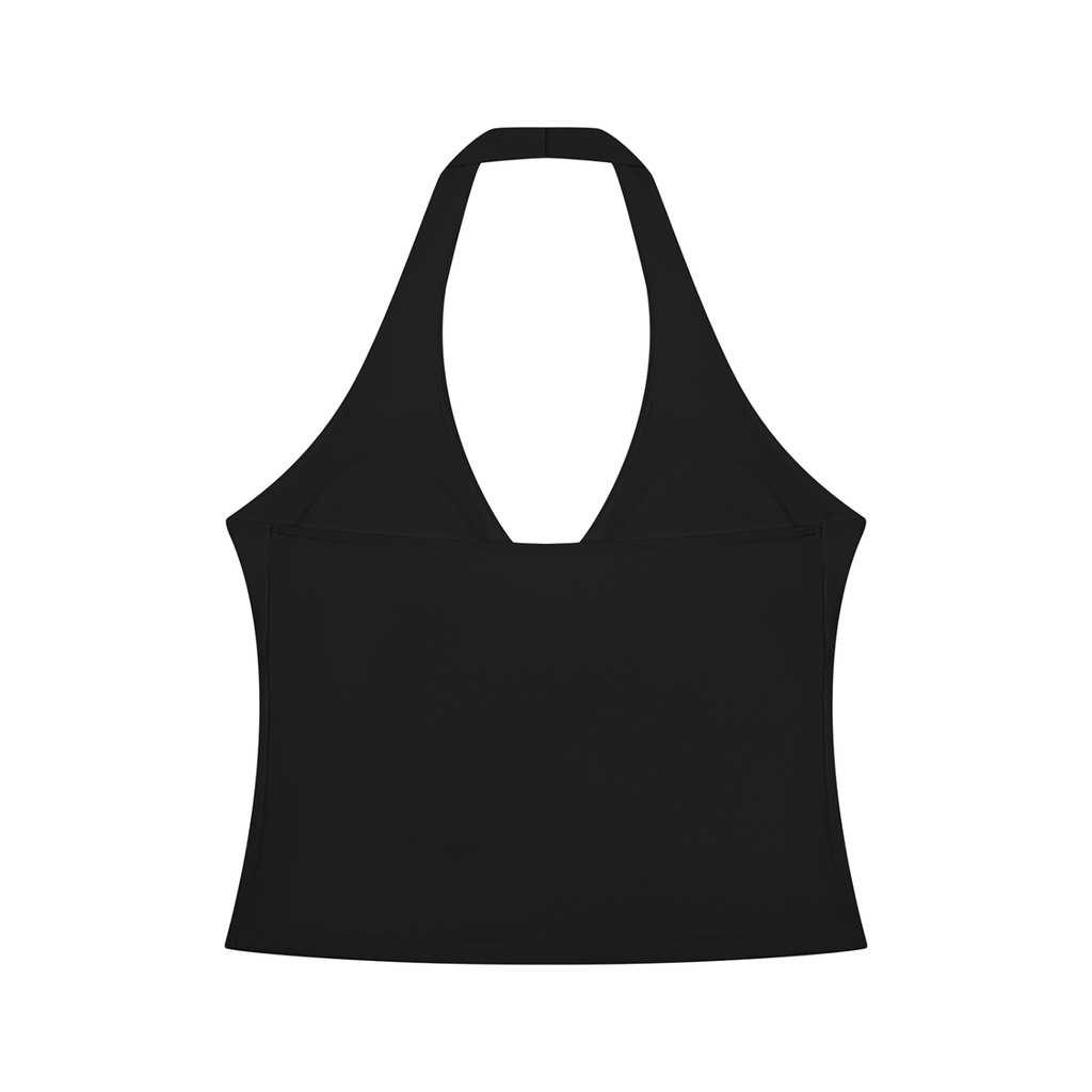 Lotus Women’s Ruched Halter Yoga Tank Top