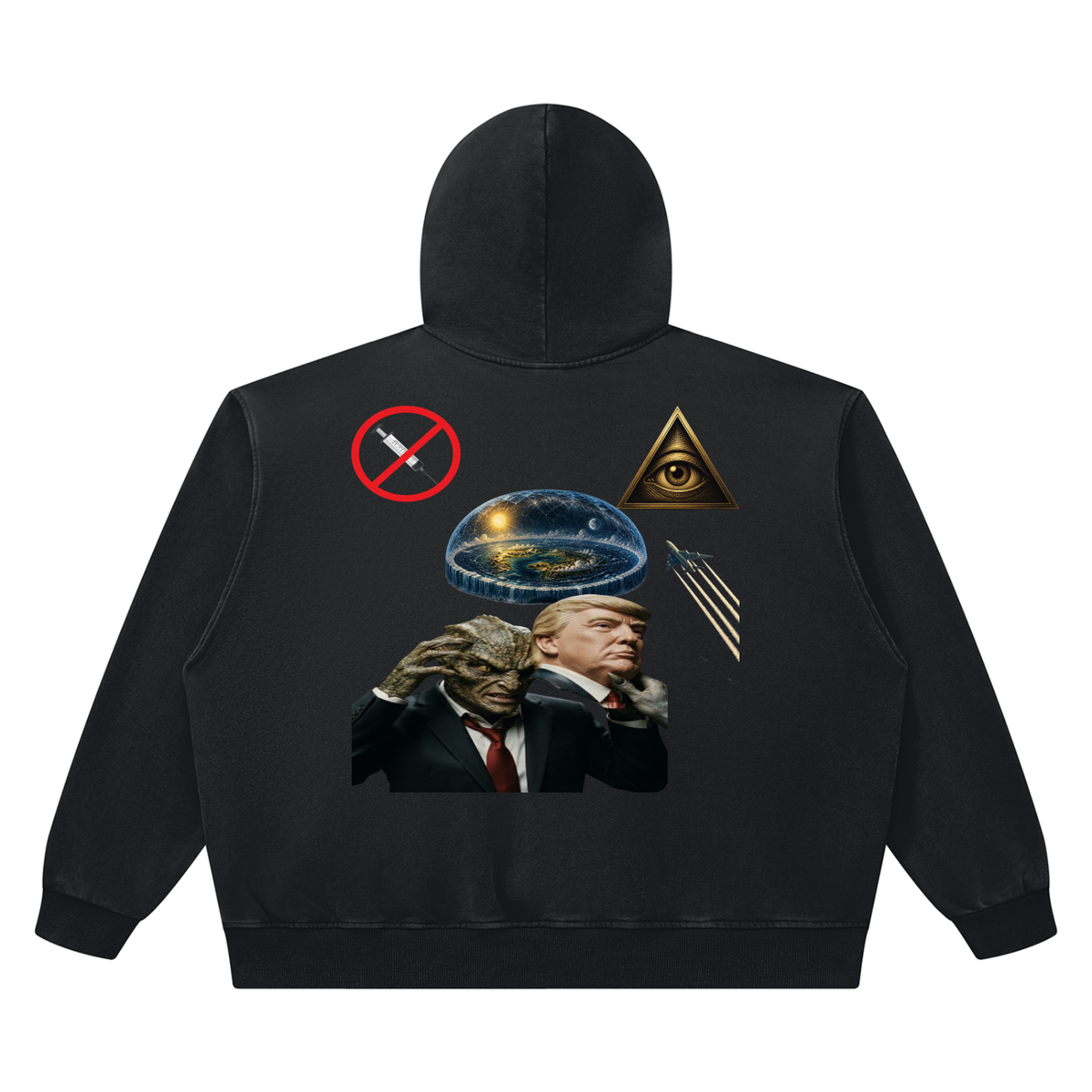 Woke AF 2 Unisex Heavyweight Vintage Wash Boxy Hoodie