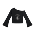 As Above, So Below Women's Off-Shoulder Bell Sleeve T-Shirt