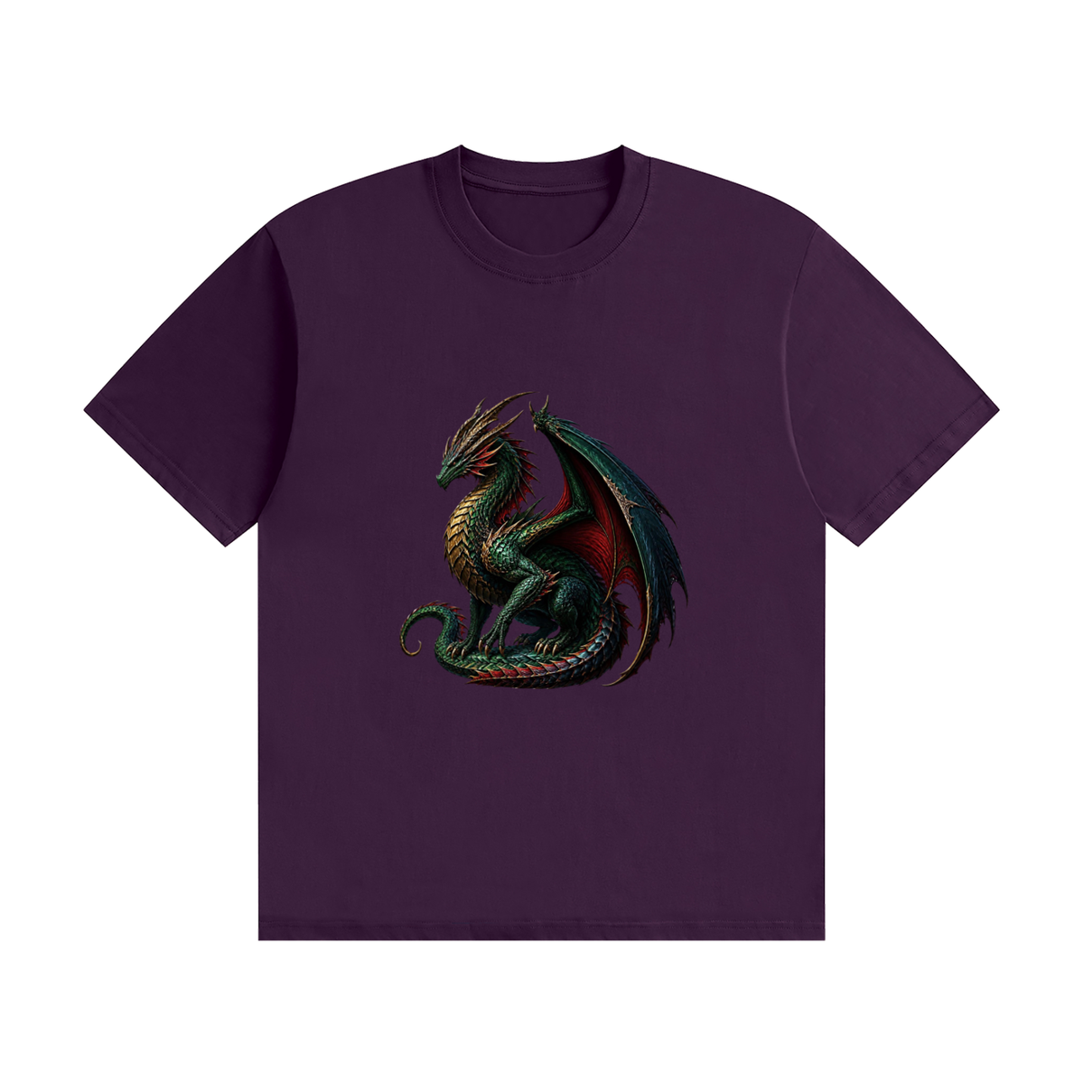 Dragon Unisex Seamless Cotton T-Shirt