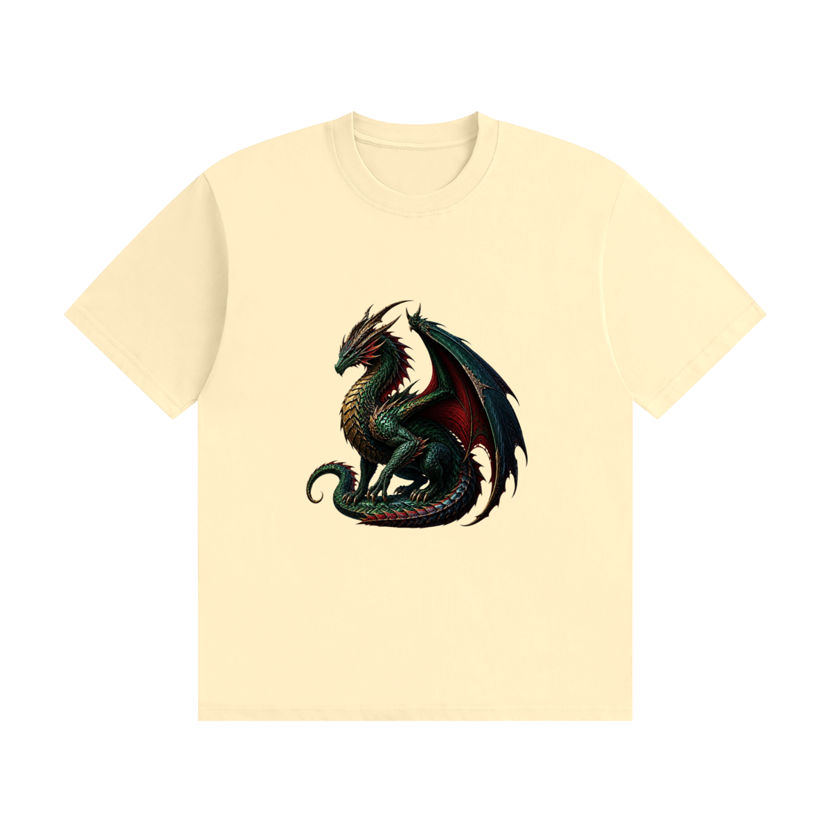 Dragon Unisex Seamless Cotton T-Shirt