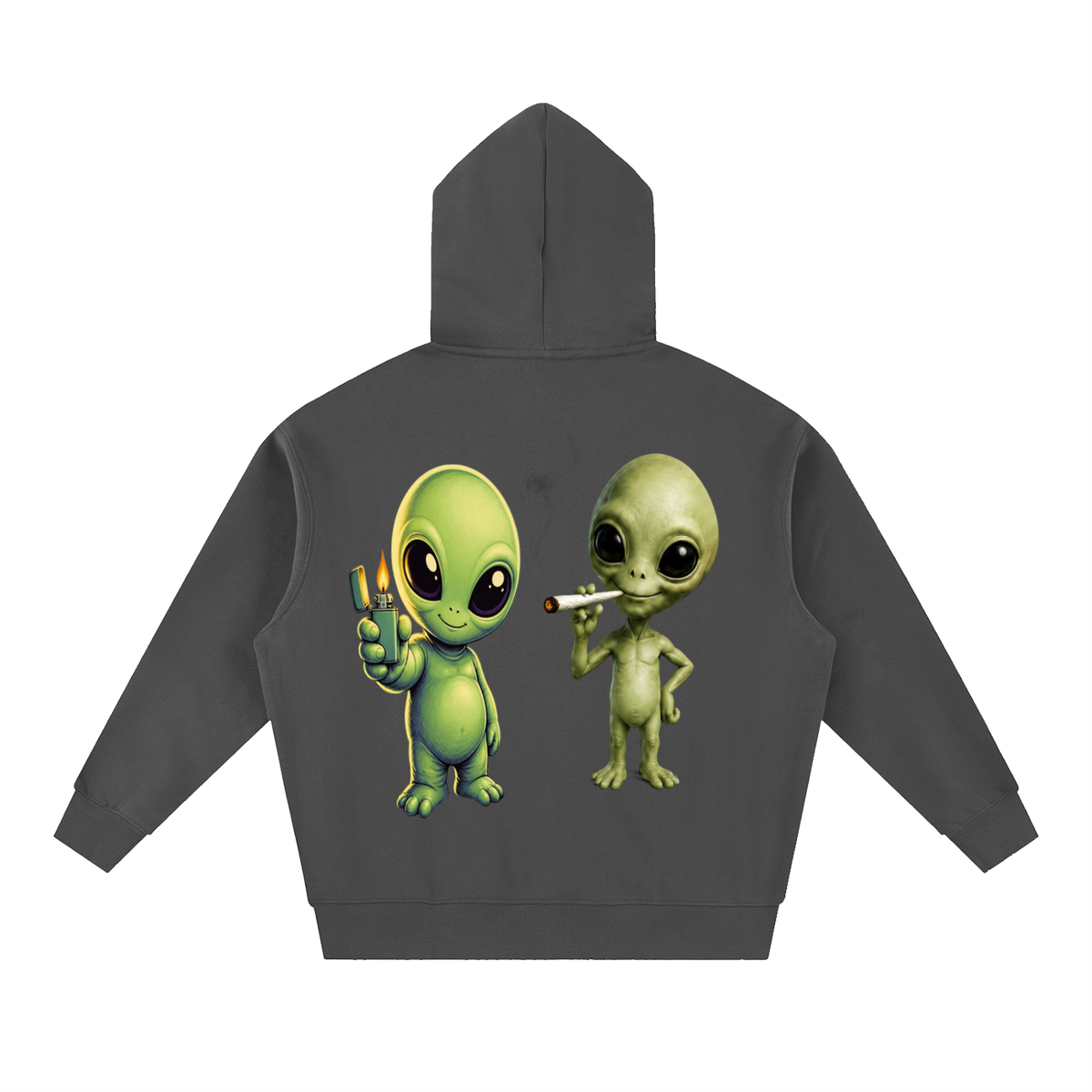 Essential Oversized Boxy Fit Fleece Hoodie
