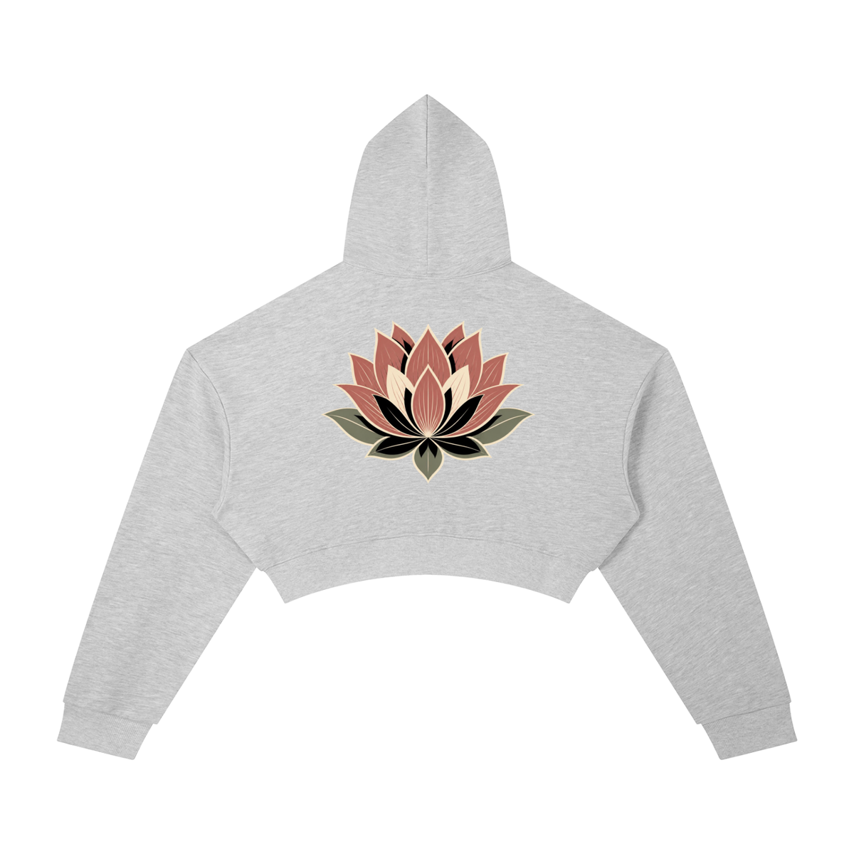 Lotus Essential Cropped Hoodie